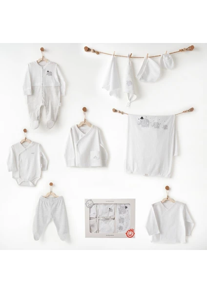 Andywawa Bebek Hastane Çıkışı Newborn 10 Pcs Hello Elephant - 1
