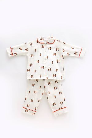 Atelıer Babbi Kurşun Asker Desenli Pijama Takımı