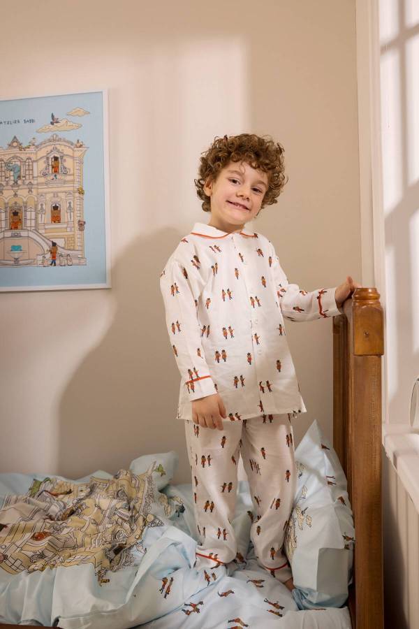 Atelıer Babbi Kurşun Asker Desenli Pijama Takımı - 3