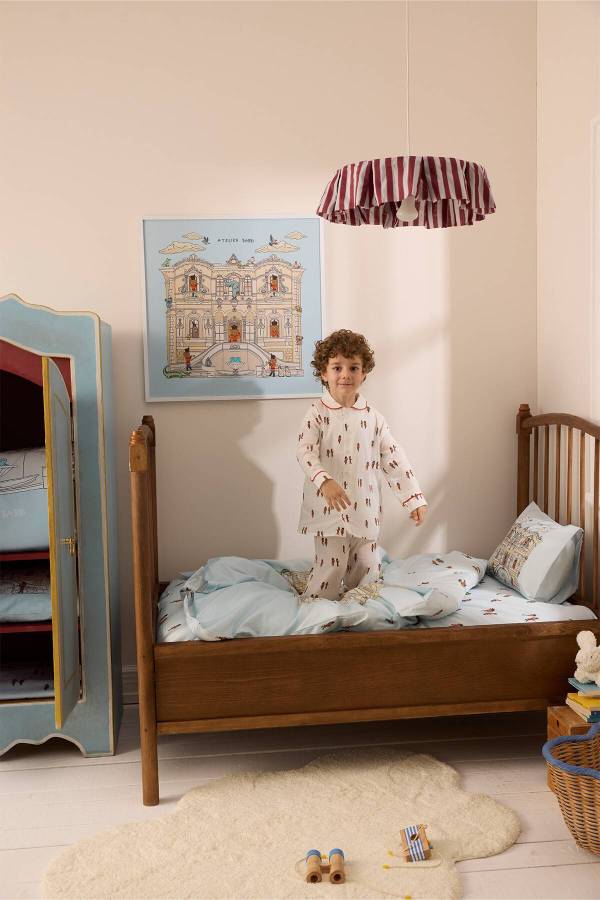 Atelıer Babbi Kurşun Asker Desenli Pijama Takımı - 5