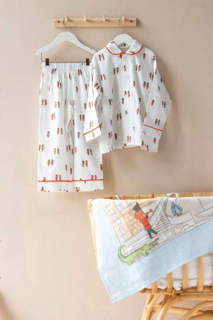 Atelıer Babbi Kurşun Asker Desenli Pijama Takımı - 6