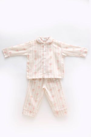 Atelıer Babbi Pembe Kurdele Pijama Takımı