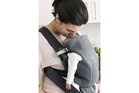 BabyBjörn Kanguru Mini 3D Cotton Jersey / Dark Grey - 3
