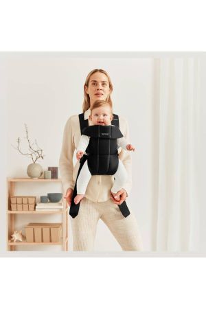BabyBjörn Kanguru Mini 3D Cotton Woven / Black - 3