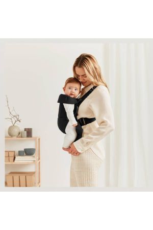 BabyBjörn Kanguru Mini 3D Cotton Woven / Black - 5