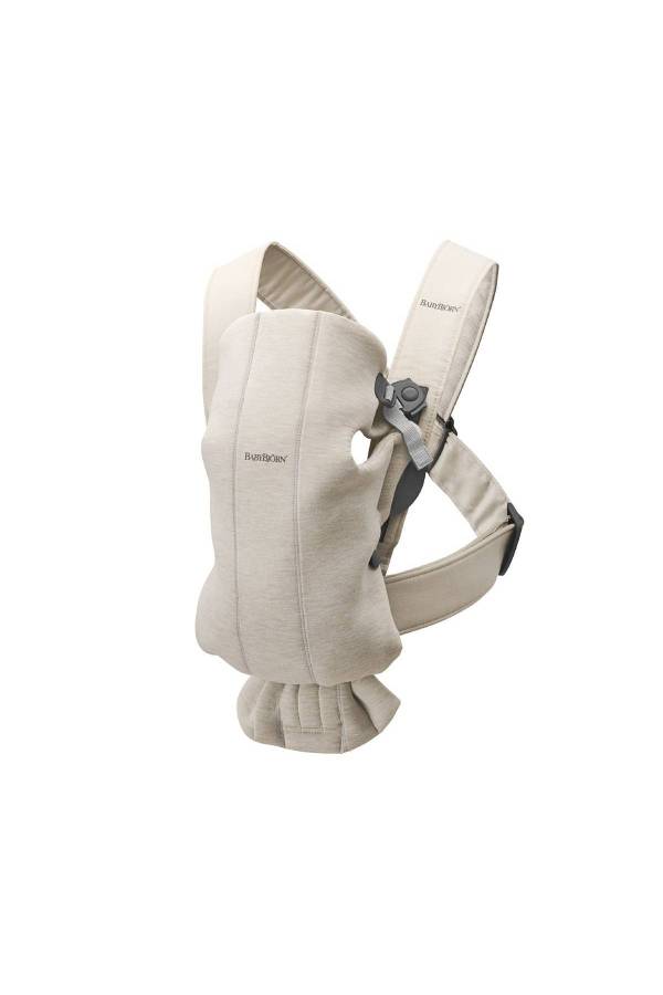 BabyBjörn Kanguru Mini Cotton 3D Jersey / Light Beige - 1
