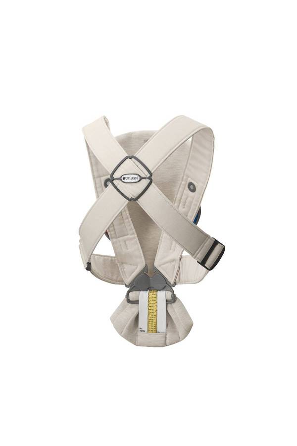 BabyBjörn Kanguru Mini Cotton 3D Jersey / Light Beige - 4