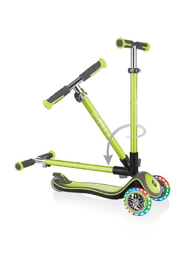 Globber Elite Deluxe Işıklı Scooter - Yeşil - 4