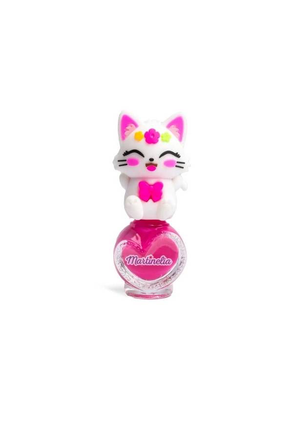 Martinelia Friendly Animals Kız Çocuk Su Bazlı Oje 5 ml Şeker Pembesi - 1