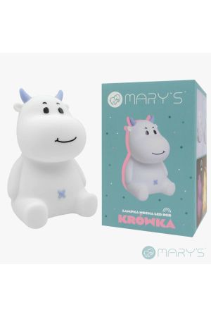 Mary's Cow Mavi Led Gece Lambası - 4