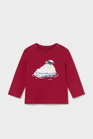 Mayoral Erkek Bebek Baskılı Kırmızı Sweatshrit - 2