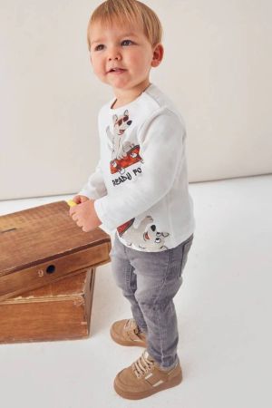 Mayoral Erkek Bebek Desenli  Uzun Kol T-shrit - 3