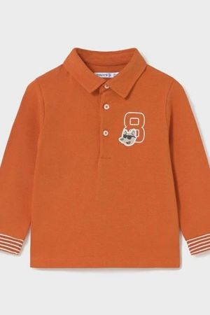 Mayoral Erkek Bebek Polo Yaka Turuncu Sweatshrit