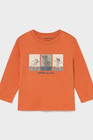 Mayoral Erkek Bebek Uzun Kol TuruncuT-shrit