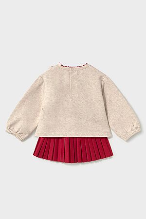 Mayoral Kışlık Kız Bebek Bluz Etek Set Bej - 2