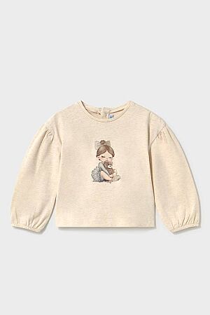 Mayoral Kışlık Kız Bebek Uzun Kol T-shirt Ekru
