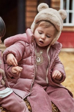 Mayoral Kız Bebek Kapşonlu Uzun Mont