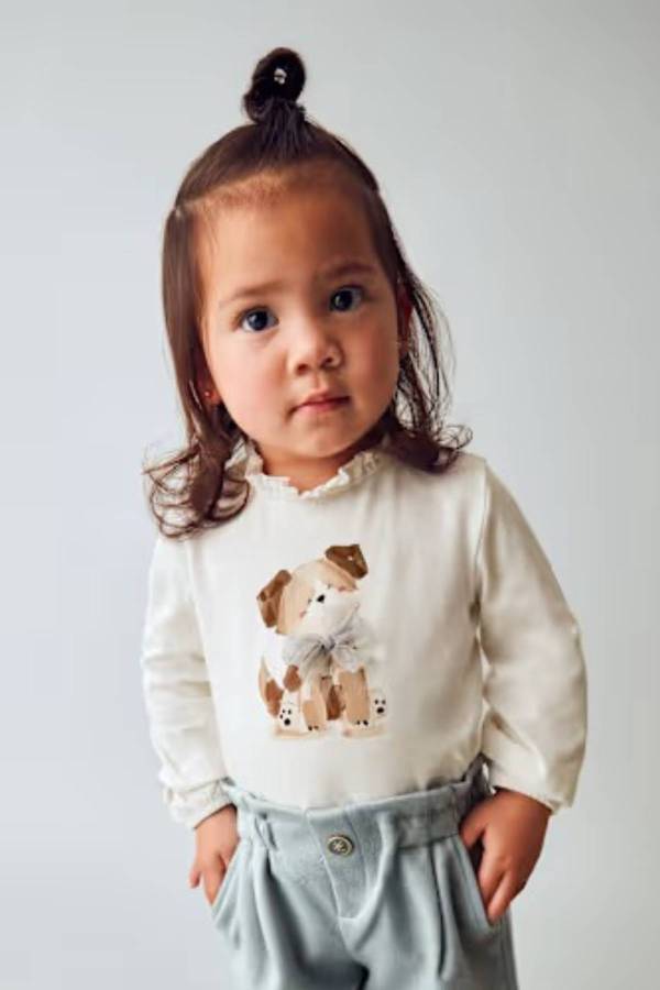 Mayoral Kız Bebek Mavi Şort Etek - 1