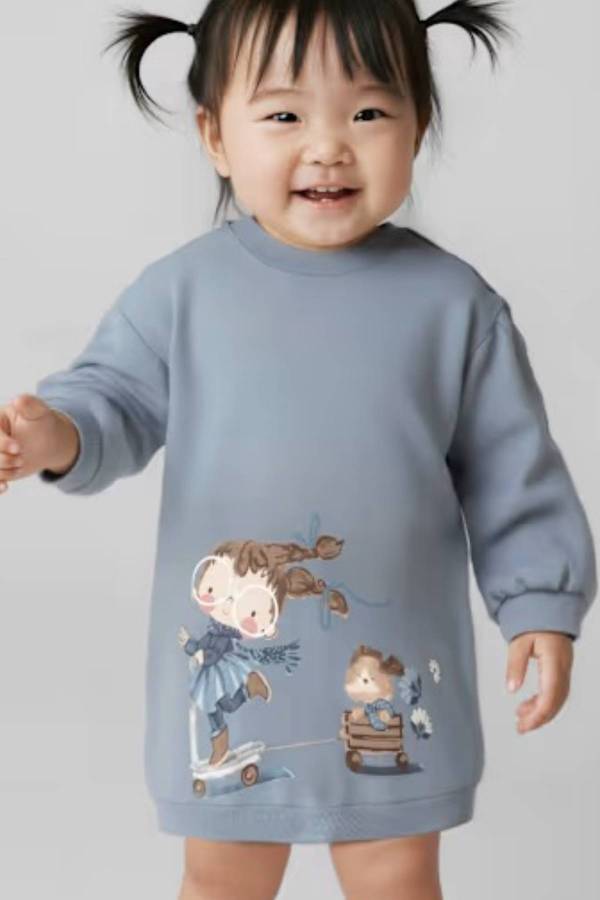 Mayoral Kız Bebek Sweat Elbise - 1
