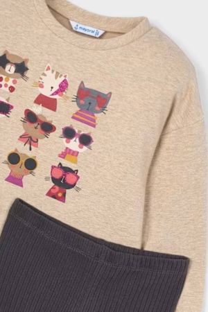 Mayoral Kız Çocuk Sweat Tayt Takım - 6