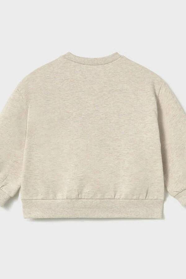 Mayoral Kız Çocuk Sweatshirt Bej  - 2