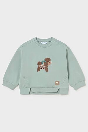Mayoral Kız Çocuk Uzun Kol Sweatshirt Yeşil 