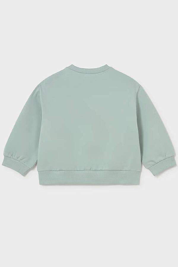Mayoral Kız Çocuk Uzun Kol Sweatshirt Yeşil  - 2