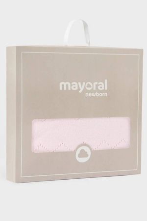 Mayoral Yazlık Bebek Örme Battaniye Pembe - 4