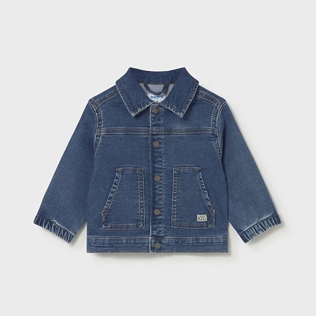 Mayoral Yazlık Erkek Bebek Denim Ceket Mavi - 1