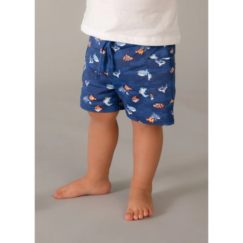 Mayoral Yazlık Erkek Bebek Kısa Kol T-shirt Şort Şapka 3'lü Set Lacivert - 3