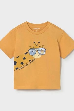 Mayoral Yazlık Erkek Bebek Kısa Kol T-shirt Turuncu