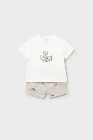 Mayoral Yazlık Erkek Bebek Kısa Kol T-shrit Şort Set - 2
