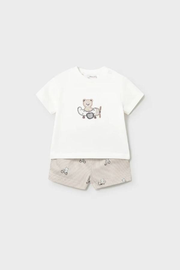 Mayoral Yazlık Erkek Bebek Kısa Kol T-shrit Şort Set - 2