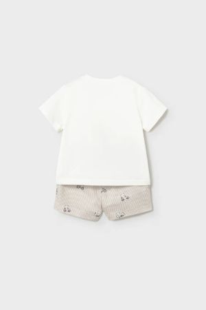 Mayoral Yazlık Erkek Bebek Kısa Kol T-shrit Şort Set - 3