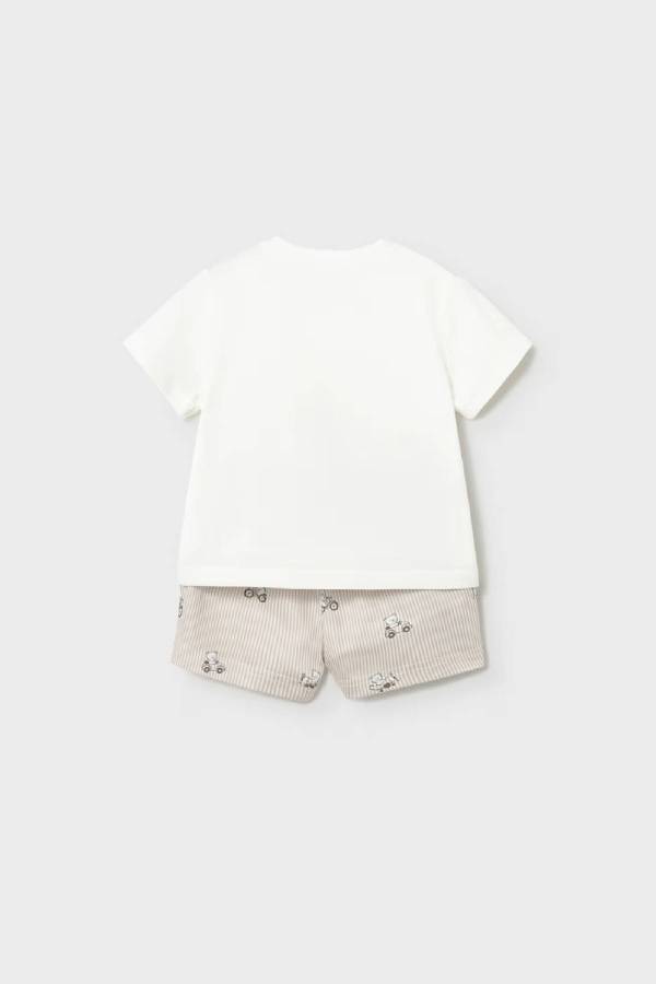Mayoral Yazlık Erkek Bebek Kısa Kol T-shrit Şort Set - 3