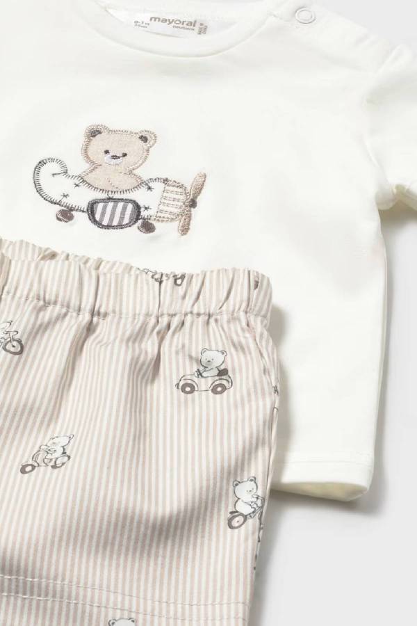 Mayoral Yazlık Erkek Bebek Kısa Kol T-shrit Şort Set - 4