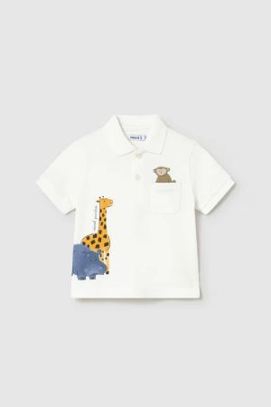 Mayoral Yazlık Erkek Bebek Polo Yaka Desenli T-shrit - 4