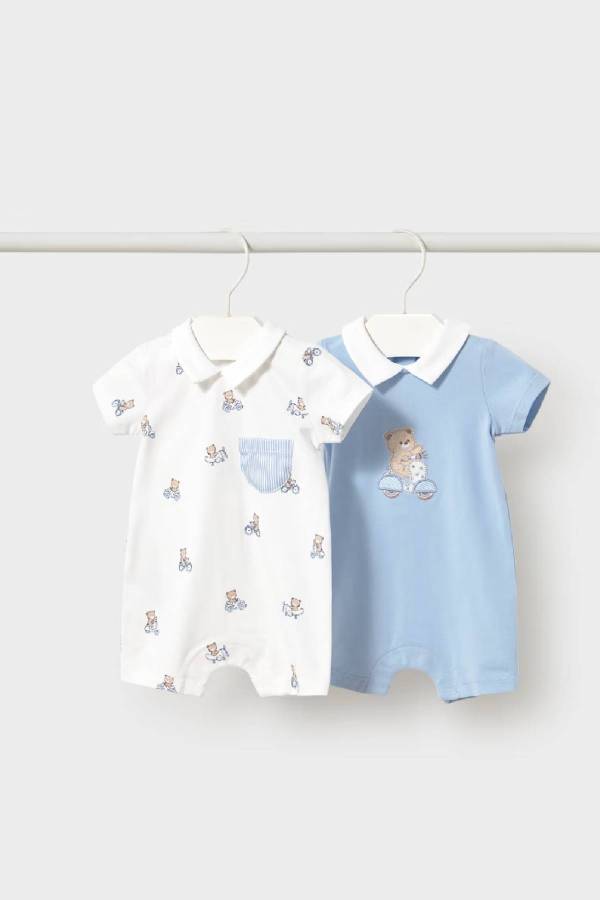 Mayoral Yazlık Erkek Bebek Şort Tulum Set - 1