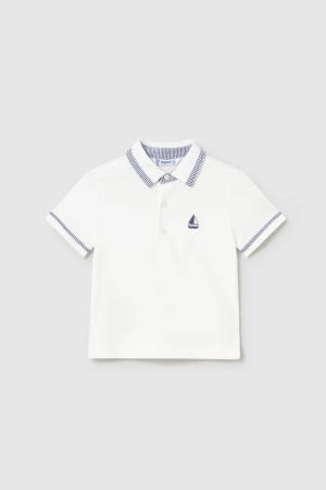 Mayoral Yazlık Erkek Bebek T-shrit Beyaz - 2