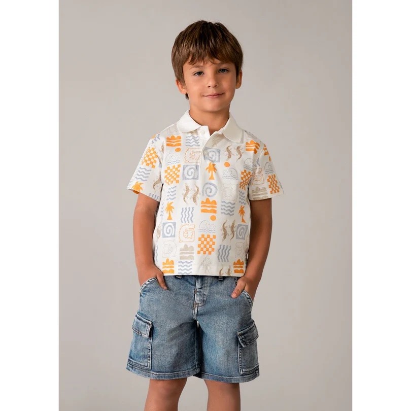 Mayoral Yazlık Erkek Denim Bermuda Mavi - 1