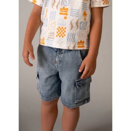 Mayoral Yazlık Erkek Denim Bermuda Mavi - 2