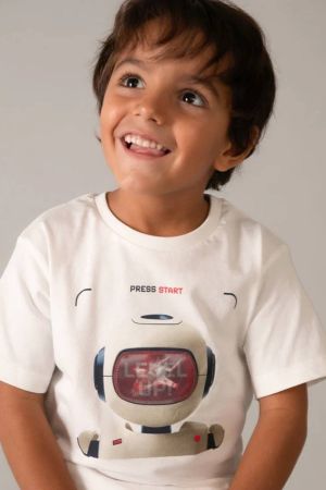 Mayoral Yazlık Erkek Kısa Kol T-shirt Beyaz - 2