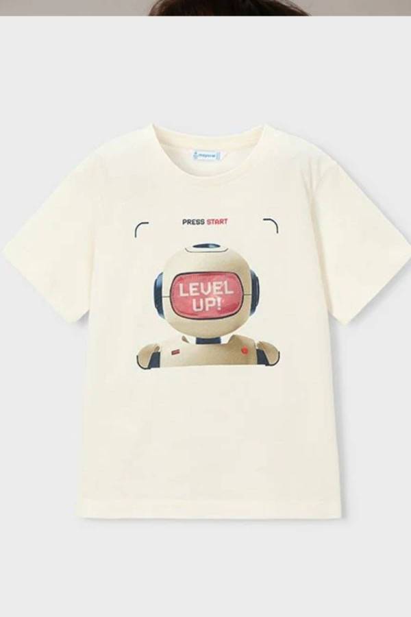 Mayoral Yazlık Erkek Kısa Kol T-shirt Beyaz - 3