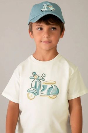 Mayoral Yazlık Erkek Kısa Kol T-shirt Ekru - 1
