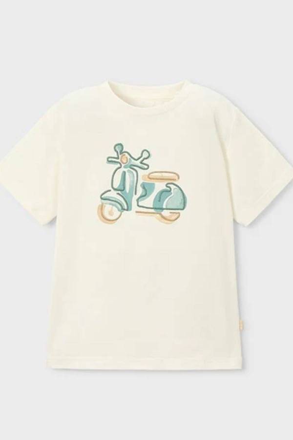 Mayoral Yazlık Erkek Kısa Kol T-shirt Ekru - 4