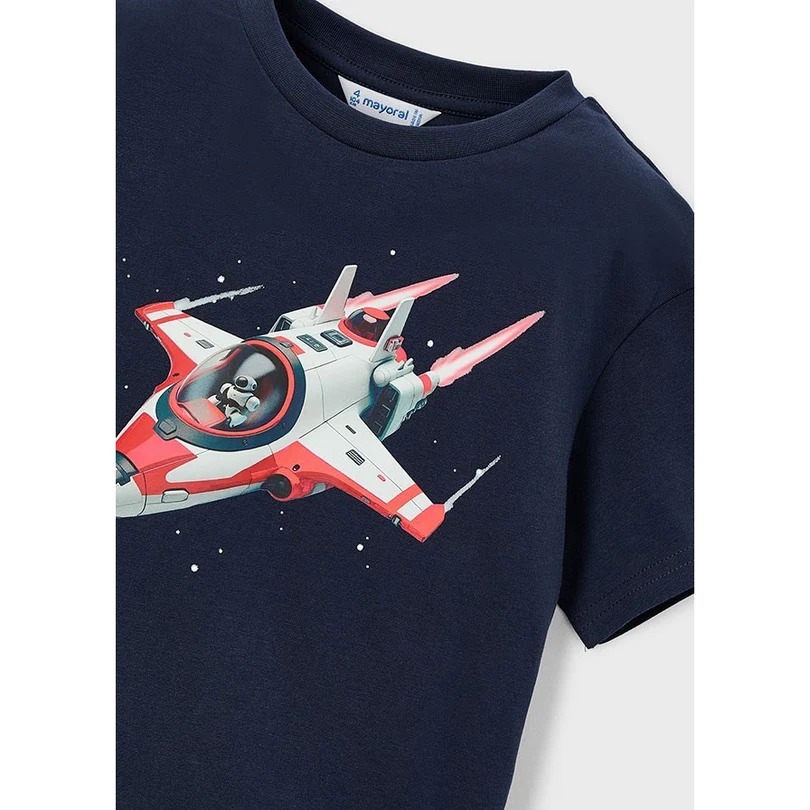 Mayoral Yazlık Erkek Kısa Kol T-shirt Lacivert - 6