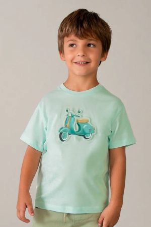 Mayoral Yazlık Erkek Kısa Kol T-shirt Turkuaz - 1