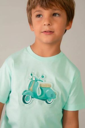 Mayoral Yazlık Erkek Kısa Kol T-shirt Turkuaz - 2