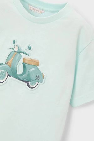 Mayoral Yazlık Erkek Kısa Kol T-shirt Turkuaz - 5