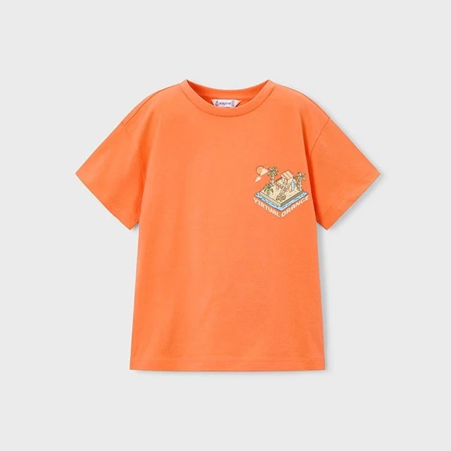 Mayoral Yazlık Erkek Kısa Kol T-shirt Turuncu - 3
